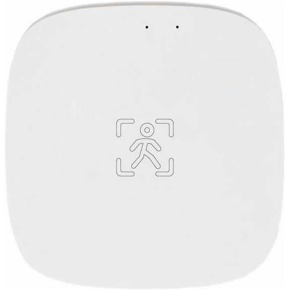 Presence Sensor, Smart Motion Sensor Zigbee 5.8 GHz Radar MmWave Presence Sensor Movement Body Motion Detection with Luminance/Distance Tuya Smart Life Home Assistant