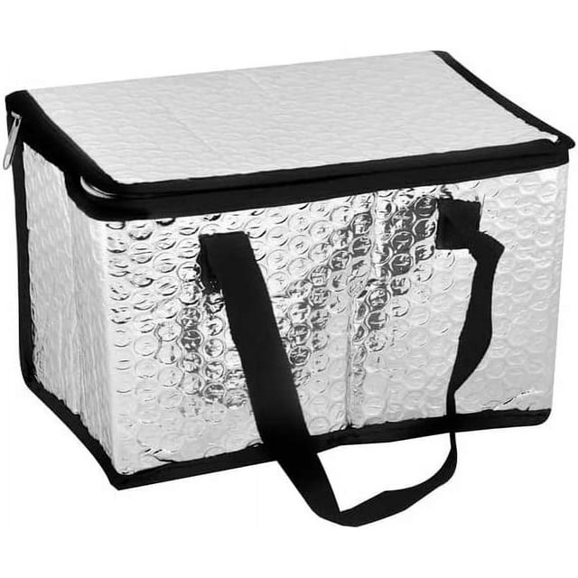 PresenceHHH Insulated Lunch Cooler Bag with Black Trim Portable Leak