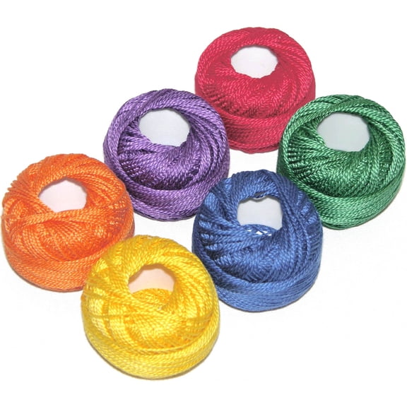 Presencia Pearl Cotton Size 3 Thread Sampler Pack Crayon