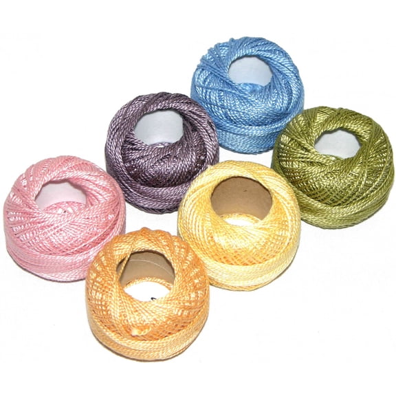 Presencia Pearl Cotton Size 5 Thread Sampler Pack Monet