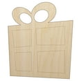 thumbnail image 1 of Present Gift Birthday Christmas Abstract Wood Shape Unfinished Piece Cutout Craft DIY Projects - 6.25 Inch Size - 1/4 Inch Thick, 1 of 7