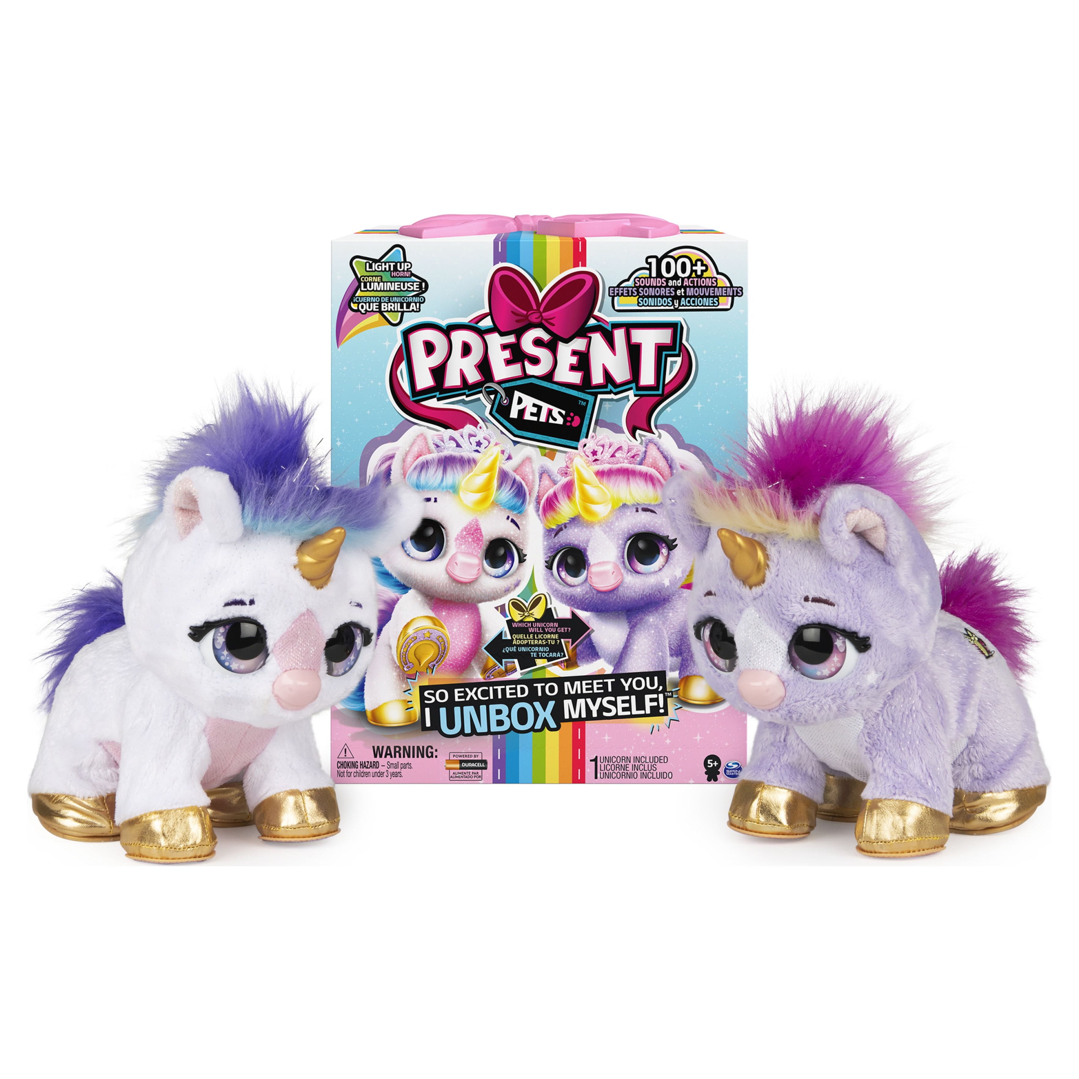 Present Pets, Glitter Puppy Interactive Plush Pet Toy with Over 100 Sounds  and Actions (Style May Vary) 