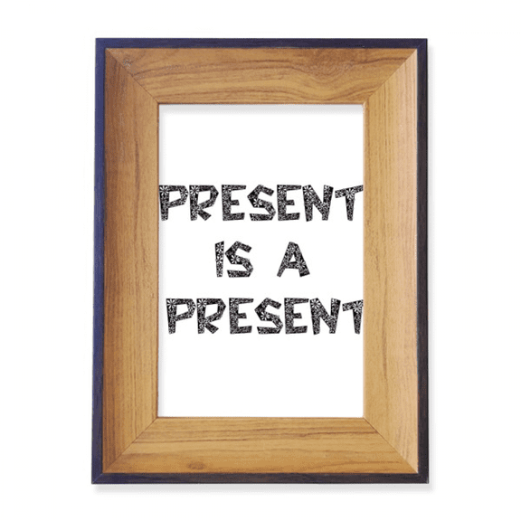 Present is a present Photo Frame Exhibition Display Art Desktop Painting