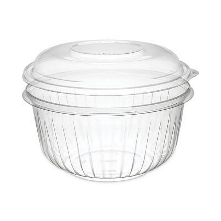 PresentaBowls Bowl/Lid Combo-Paks, 48 oz, Clear, Plastic, 126/Carton PresentaBowls Bowl/Lid Combo-Paks, 48 oz, Clear, Plastic, 126/Carton