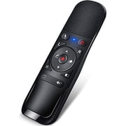 Presentation Clicker Air Mouse Function Wireless Presenter USB Powerpoint Clicker, RF 2.4 GHz Presentation Remote Control Clicker for powerpoint presentations Support Mac, Laptop, Computer