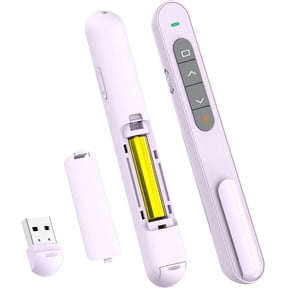 Presentation Clicker for PowerPoint, RF 2.4GHz USB Wireless Presenter Remote with Volume Control, PowerPoint Clicker Slide Advancer for Mac, Windows, Laptop, Keynote