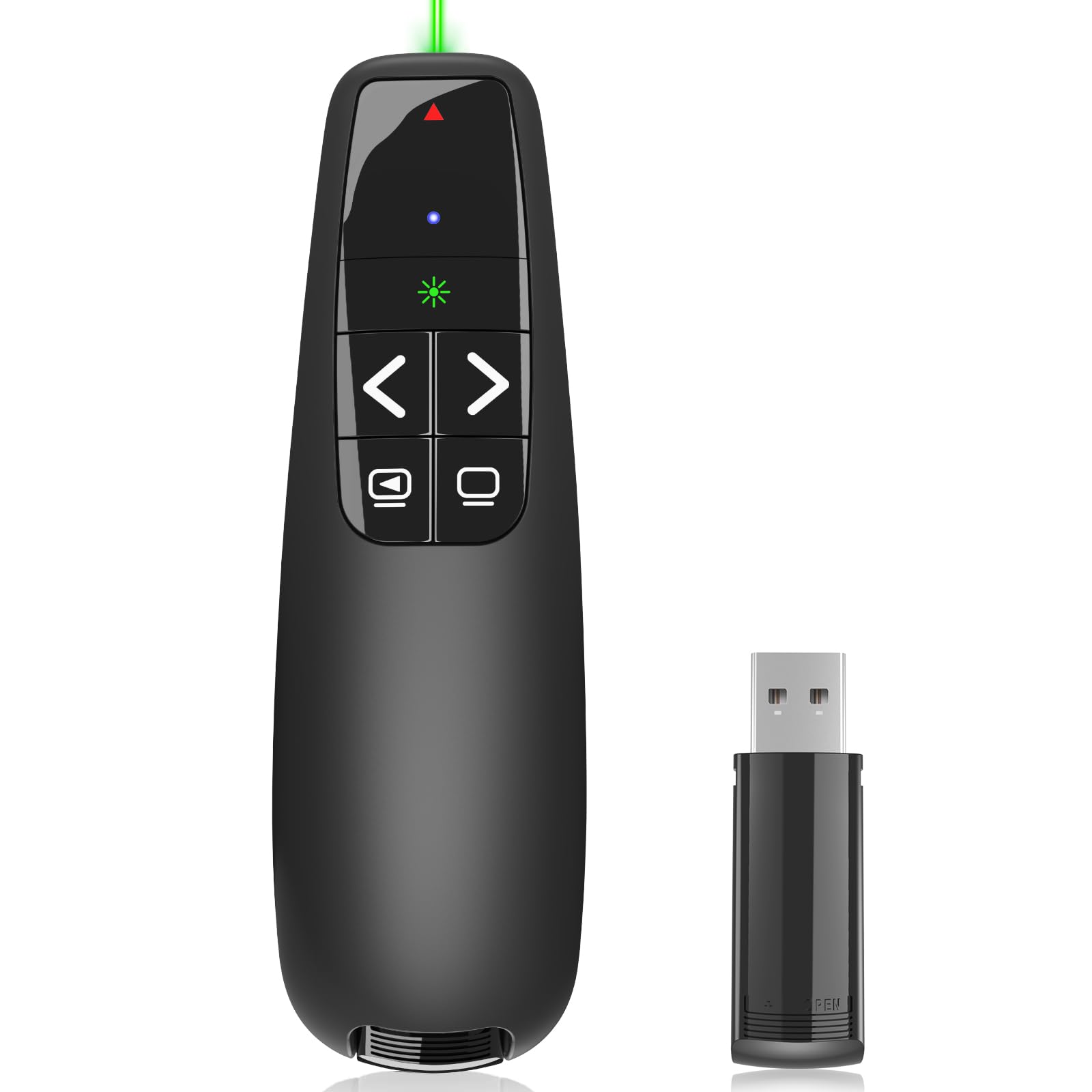 Presentation Clicker for PowerPoint, Wireless Presenter Remote Green