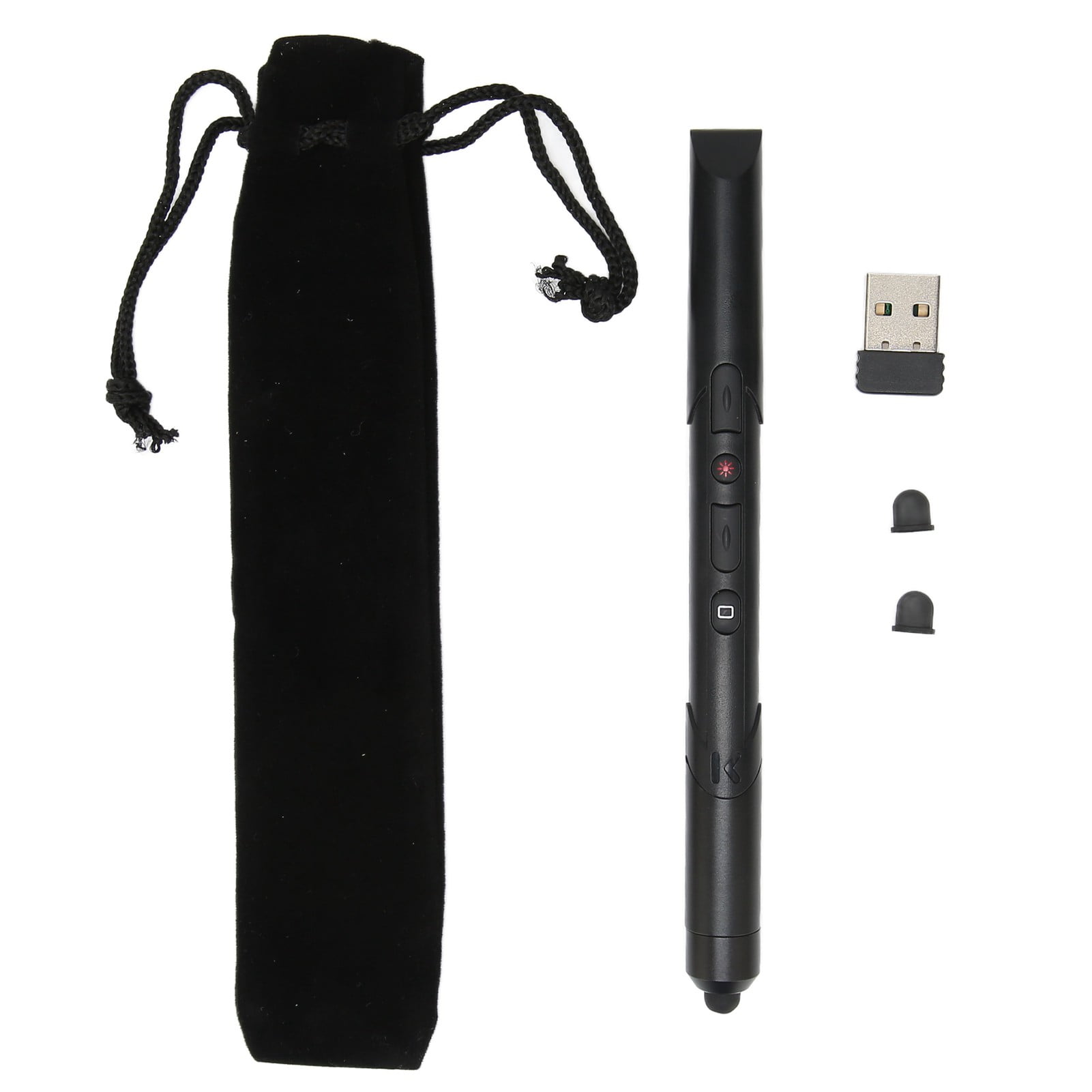 Presentation Clicker RF2.4GHz Wireless Ergonomic Design Compact Portable Classroom Teaching