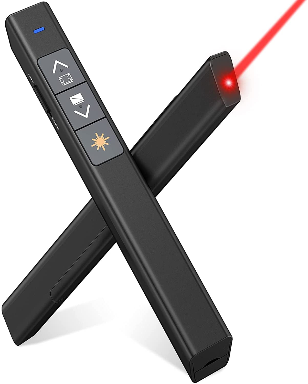 Presentation Clicker with Laser Pointer for Presentations, 2.4GHz