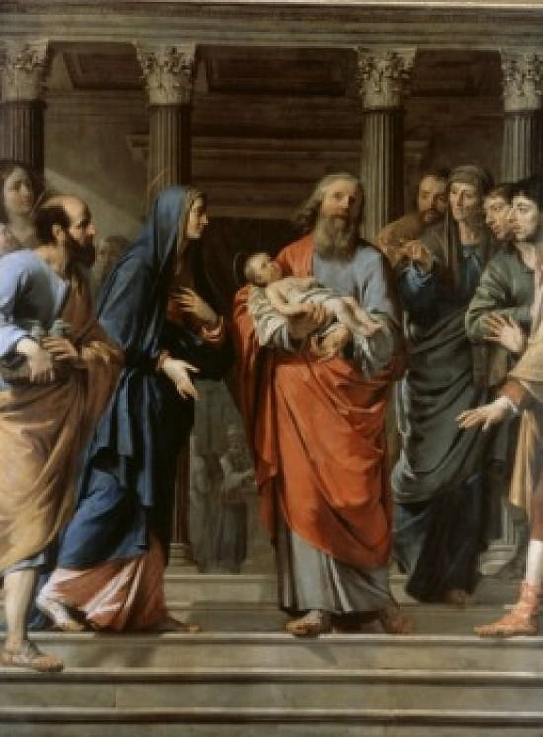 Presentation in the Temple 1648 Philippe de Champaigne (1602-1674 French) Oil on canvas Koninklijk Museum voor Schone Kunsten Antwerp Belgium Canvas Art - Philippe de Champaigne (24 x 36)