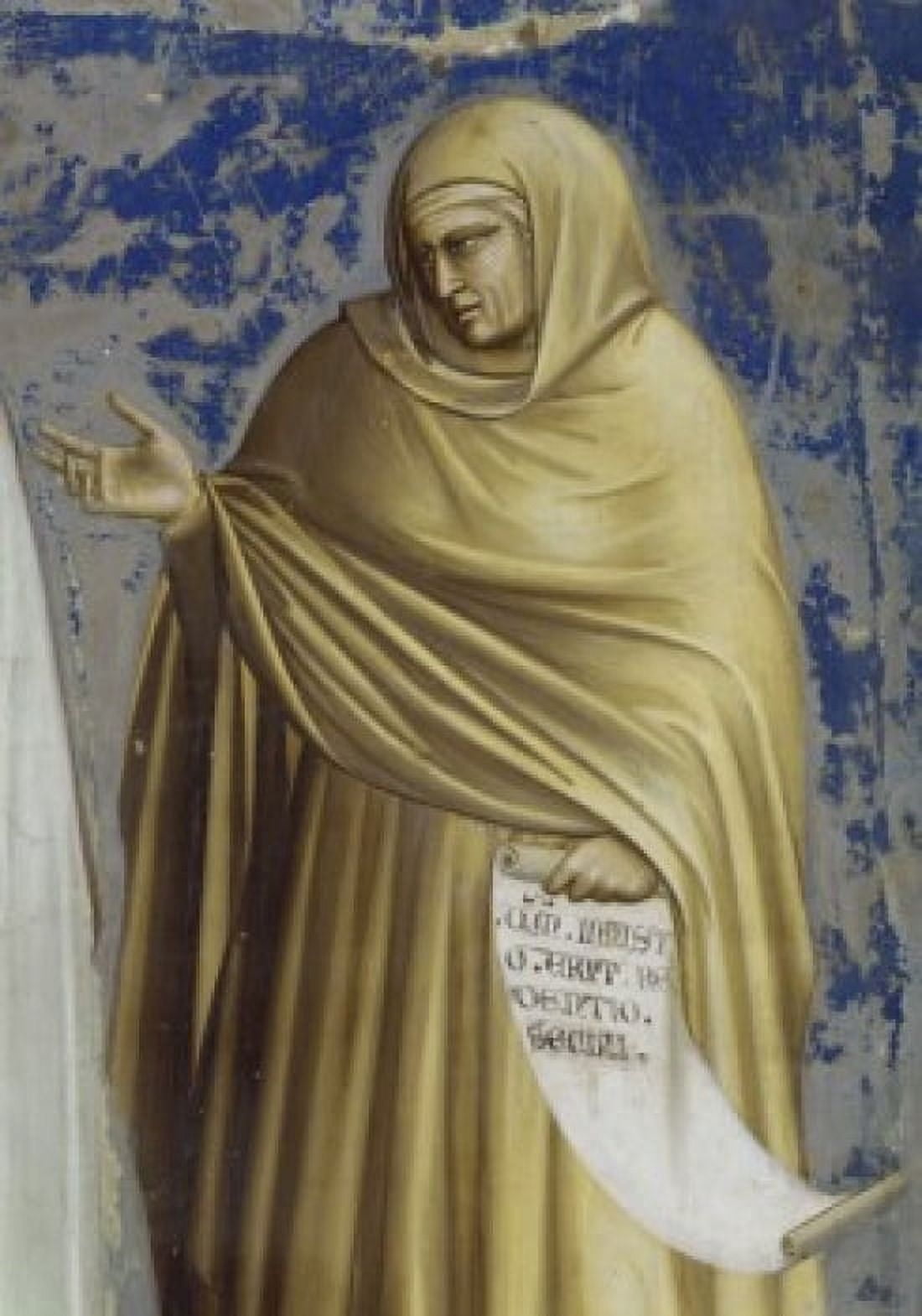 Presentation at the Temple (Detail of Anna) ca 1305-13 Giotto di Bondone (ca1266-1337 Italian) Fresco Arena Chapel (Scrovegni Chapel) Padua Italy Canvas Art - Giotto di Bondone (24 x 36)