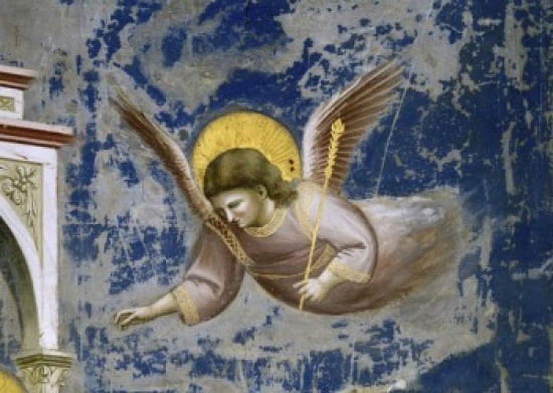 The Presentation at the Temple (Detail) Giotto di Bondone (c1266-1337Italian) Fresco Arena Chapel Padua Italy Canvas Art - Giotto di Bondone (24 x 36)