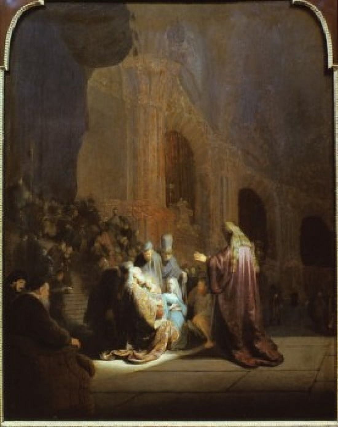 Presentation at the Temple c1630 Rembrandt Harmensz van Rijn (1606-1669 Dutch) Oil on canvas Mauritshuis The Hague Holland Canvas Art - Rembrandt Harmensz van Rijn (18 x 24)