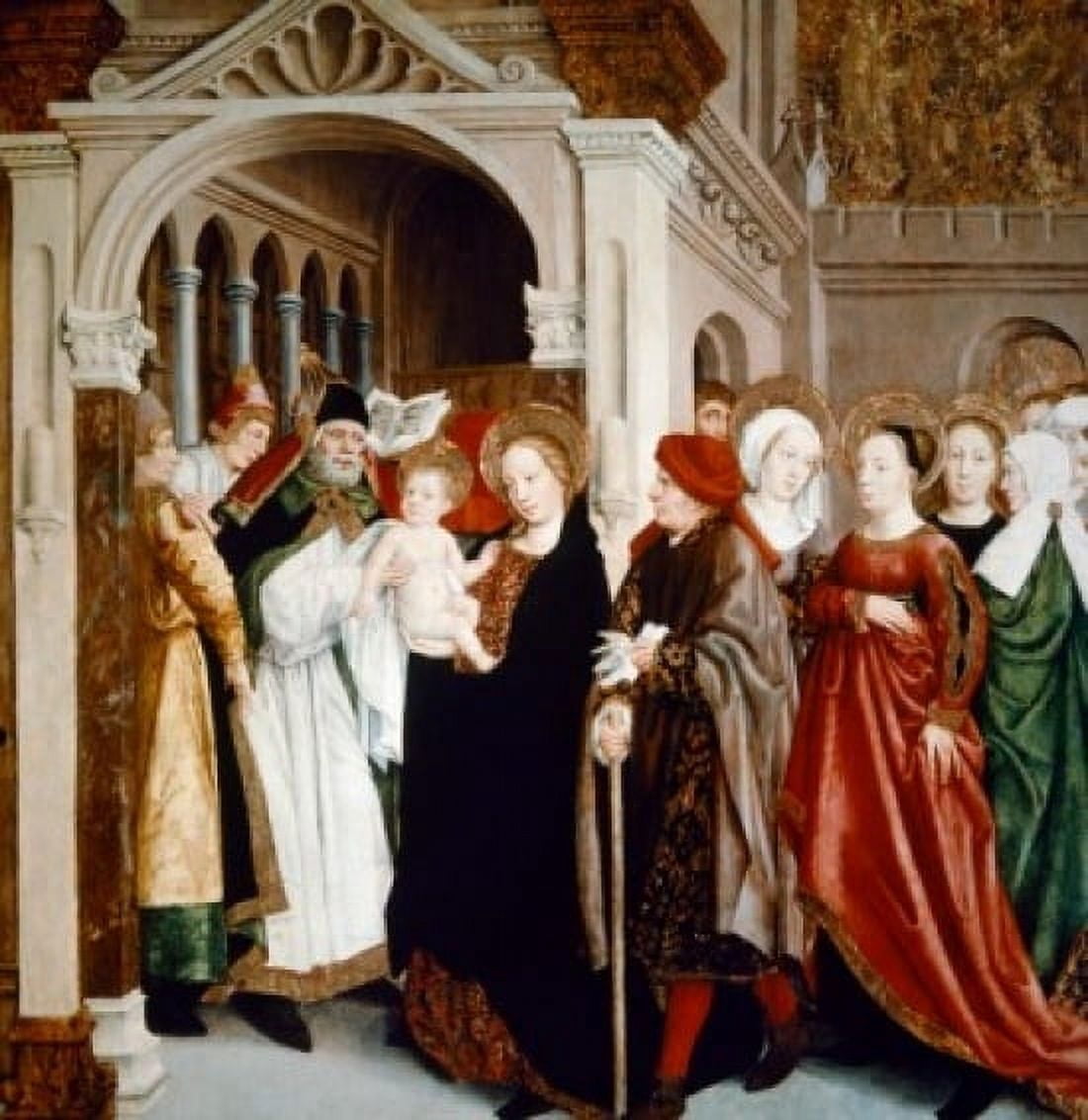 Presentation in Temple by unknown painter (14th century) Artist Unknown Canvas Art - (24 x 36)