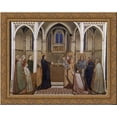 thumbnail image 1 of Presentation of Christ in the Temple 24x20 Gold Ornate Wood Framed Canvas Art by Giotto, 1 of 2