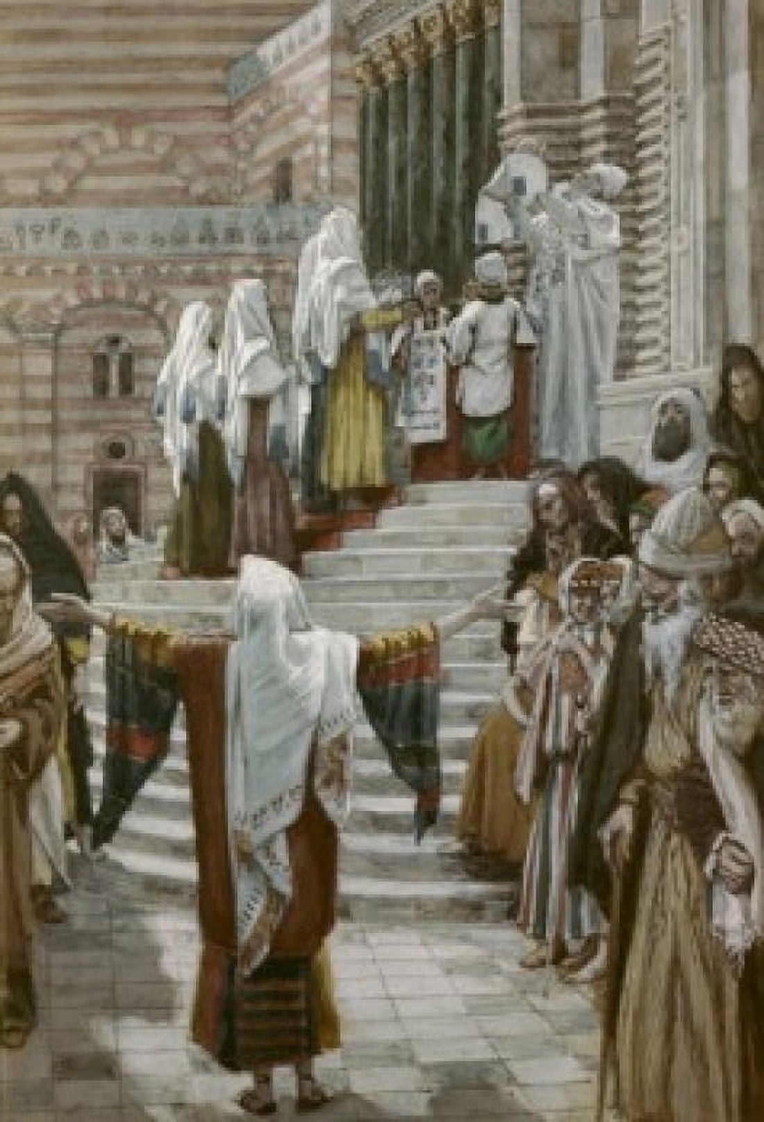Presentation of Christ in the Temple James Tissot (1836-1902French) Watercolor Jewish Museum New York USA Canvas Art - James Tissot (24 x 36)