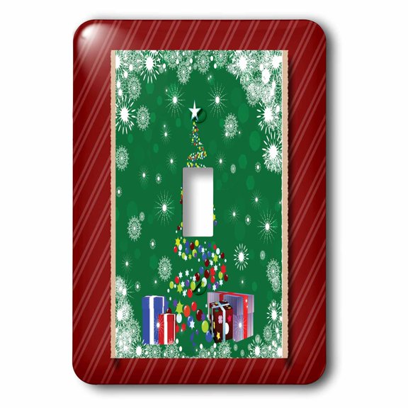 3dRose, Presents Under the Tree, single toggle switch