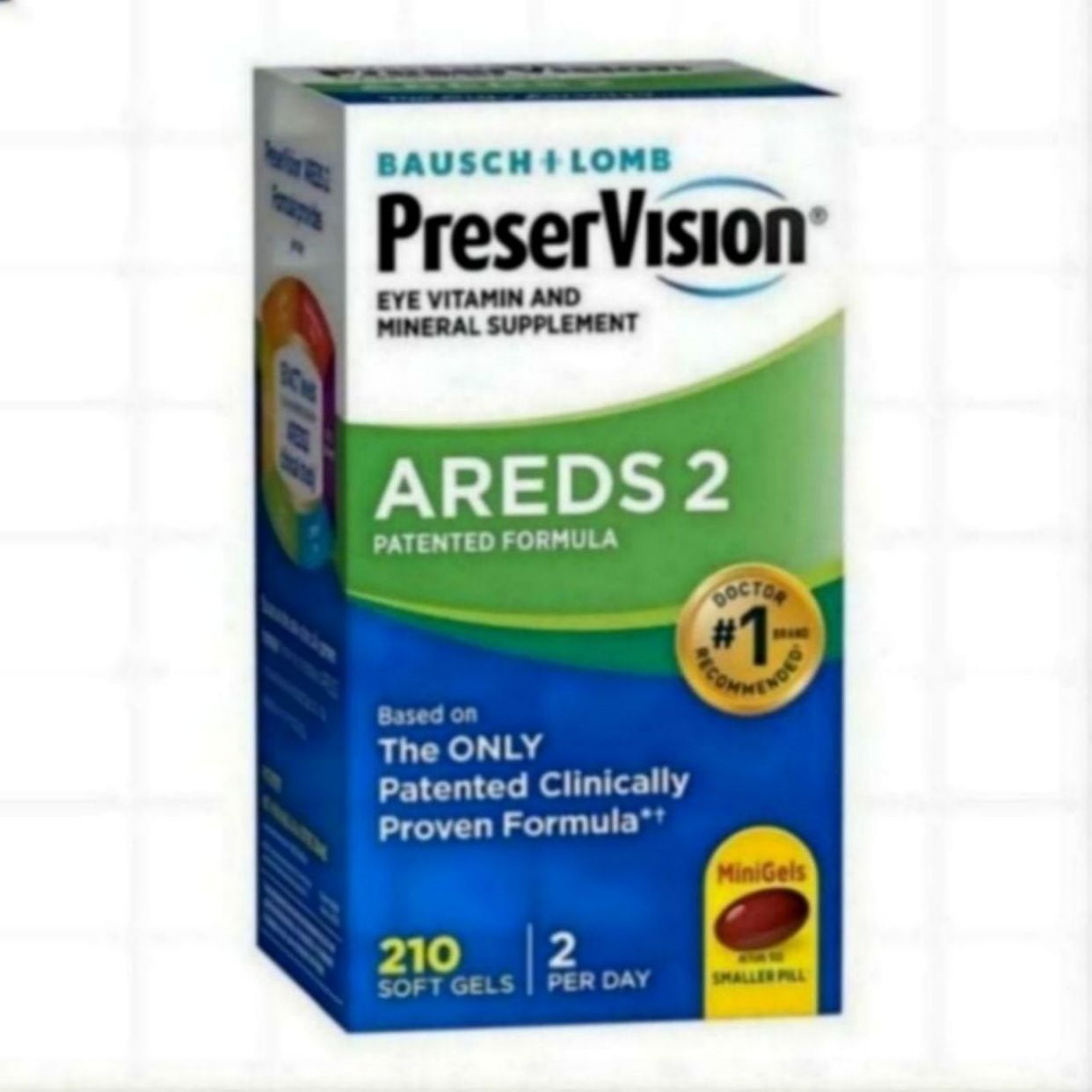 PreserVision AREDS 2 210 Softgels Nourish Your Eyes with a Potent