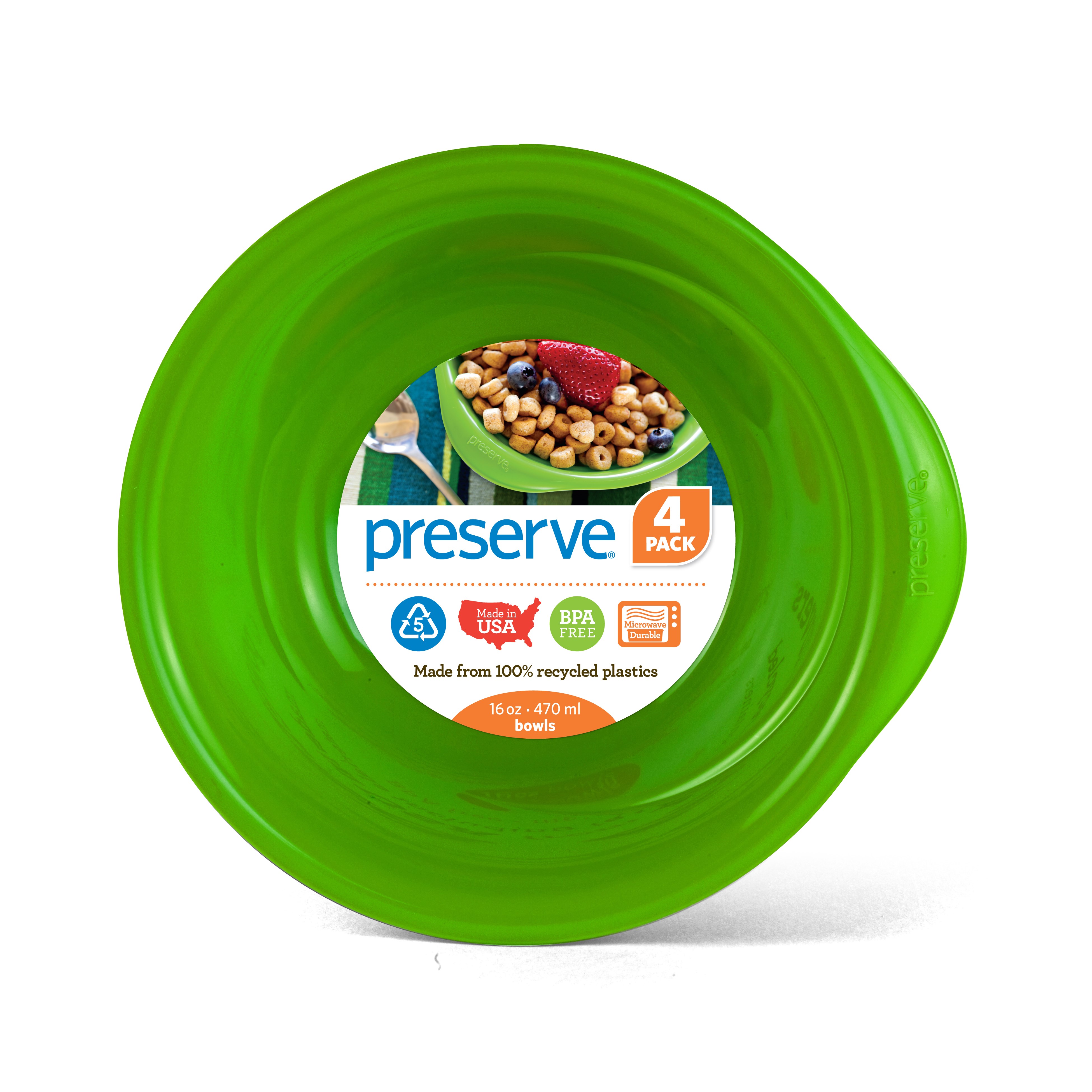 Preserve Everyday Bowls, 16 Oz, Apple Green - image 1 of 2