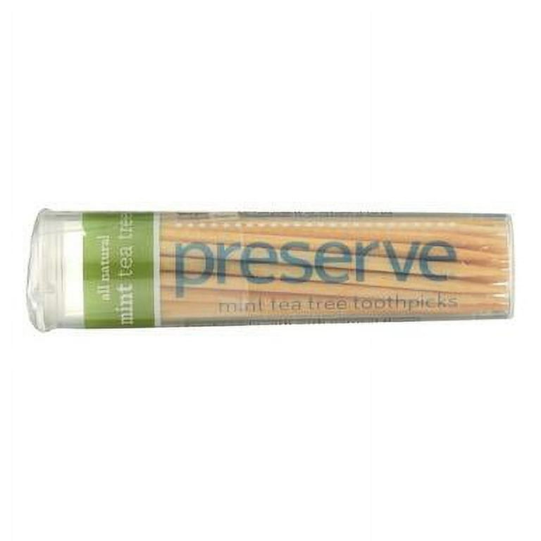 Preserve Flavored Toothpicks Mint Tea Tree 35 Pieces Walmart