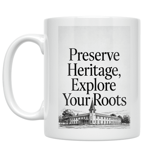 Preserve Heritage Explore Your Roots Design - Heritage Tour Enthusiast - 11 oz Ceramic Coffee Mug