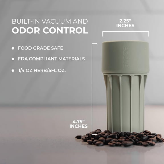 Preserve Vacuum Sealed Storage Jars (148ml) | Herb Storage & Food Storage Container with Protection - (OG Trio)