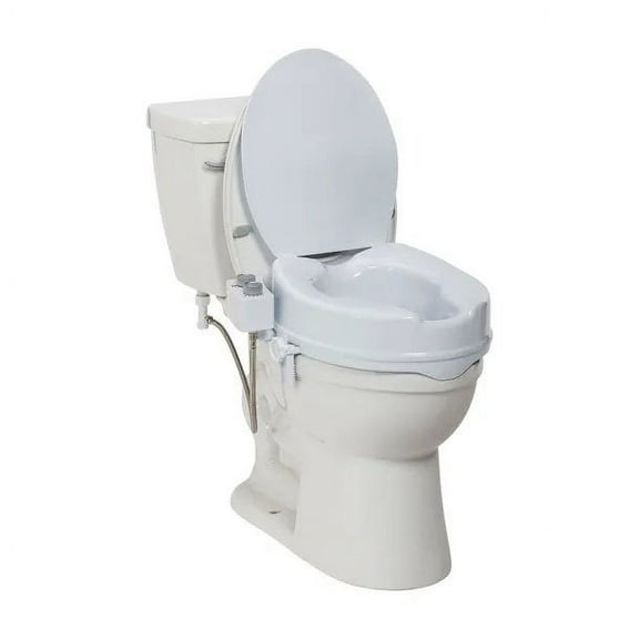 PreserveTech Raised Toilet Seat with Bidet, With Warm and Ambient Tempiture Bidet
