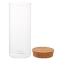 thumbnail image 1 of Preserved Flower Glass Bottle with Wood Cork Stopper Wish Bottle Message Bottle, 1 of 6