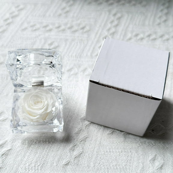 Preserved Flower Rose Never Withered Rose Gift For Valentine's Day Birthday And Anniversary With Drawer Gift Box