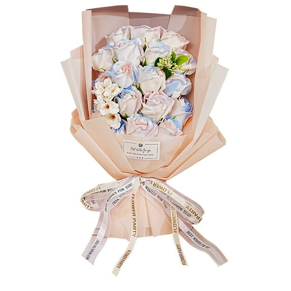 Preserved Flowers Bouquet, Floral Gift Arrangement, Long Lasting Fake Roses, Valentine's Day Gift, Anniversary Birthday Gift, Preserved Rose Bouquet, Everlasting Floral Arrangement