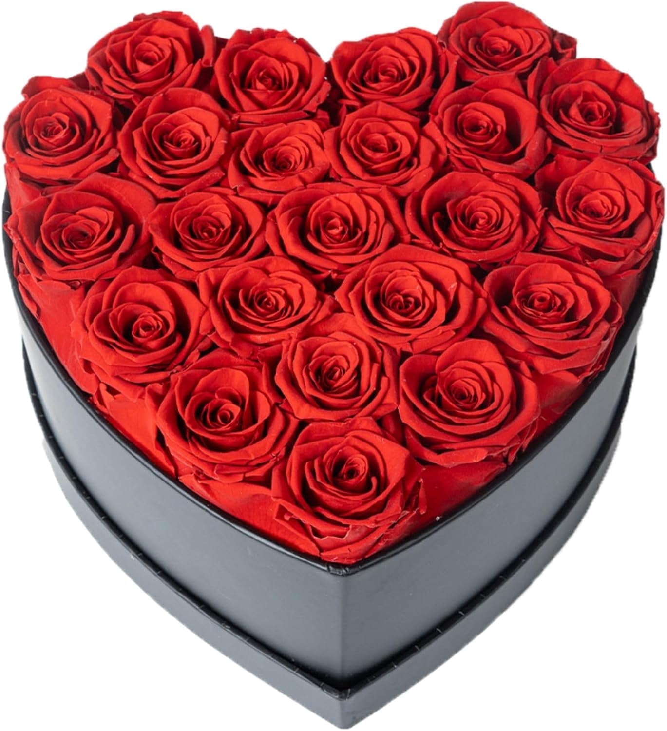Preserved Flowers Heart Shape Box 23 Preserved Roses, Immortal Red Roses Gift for Her, Eternal Fresh Flowers for Mothers Day Women Valentines Day Gifts for Wife