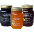 thumbnail image 1 of Preserved Harvest Strawberry, Peach & Seedless Black Raspberry Jam, Variety 3-Pack, 1 of 1