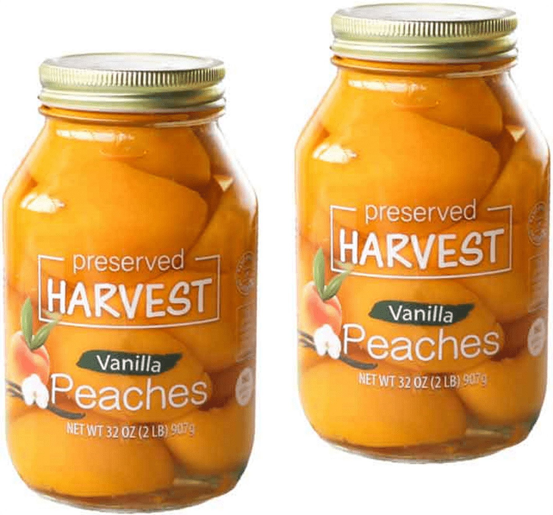 Preserved Harvest Vanilla Peach Halves, 32 oz. Quart Jars, 2-Pack ...