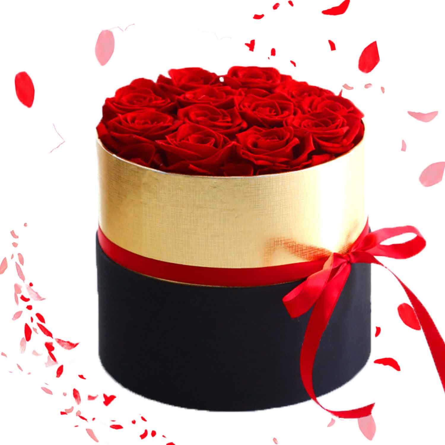 Preserved Real Roses, Forever Fresh Flowers Valentines Day Eternal Rose