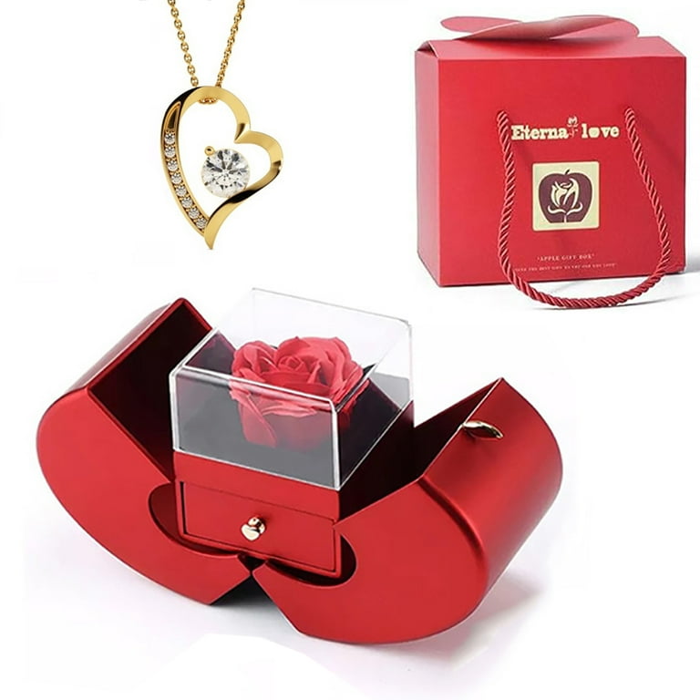 Valentine Romantic Anniversary Gifts For Girlfriend Preserved Red