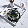 thumbnail image 1 of Preserved Rose Flower in Glass Dome with LED Light, Rose Gifts for Mom Her Women Wife Valentine's Day, Black, 1 of 9
