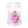 thumbnail image 1 of Preserved Rose Real Forever Rose in Mini Clear Ring Box, Eternal Flower Rose Gifts for Women Mom Girlfriend Grandma, Mothers Day, Anniversary, Valentines, Christmas, Birthday (Pink), 1 of 6