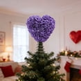 thumbnail image 1 of Preserved Rose Tree Topper Ornament, Valentines Day Decorations for Home, Romantic Floral Wedding Christmas Party Decor, Artificial Flower Tree Top, 1 of 7
