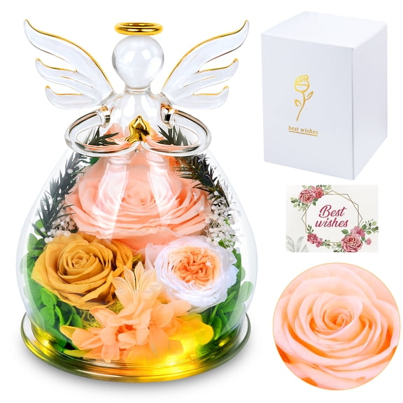 Oziral Birthday Gifts for Women, Preserved Roses Eternal Forever Flowers Gifts for Mom Grandma, Christmas Thanksgiving Gifts for Wife Girlfriend