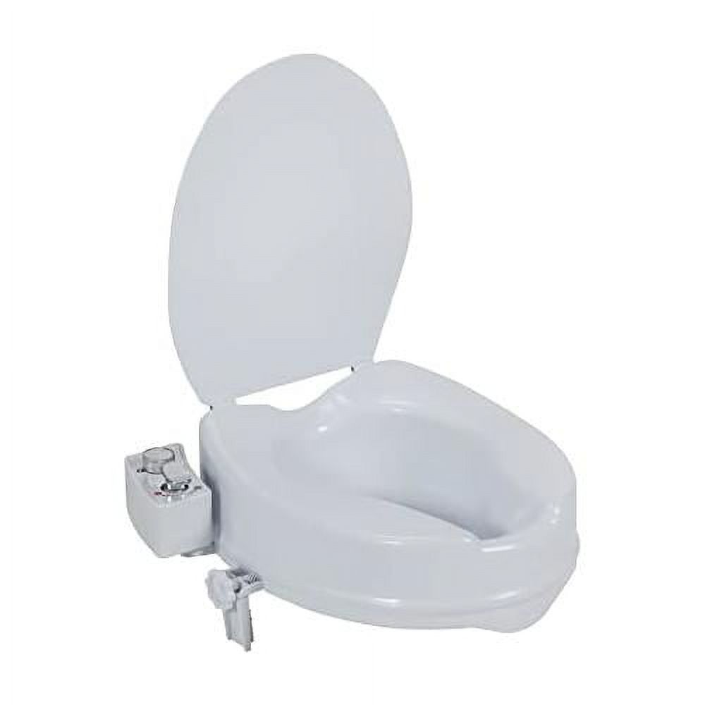 Preservetech Raised Toilet Seat With Bidet (Adjustable Temperature