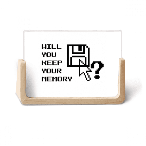 Preserving Memories Proverb Words Photo Wooden Photo Frame Tabletop Display