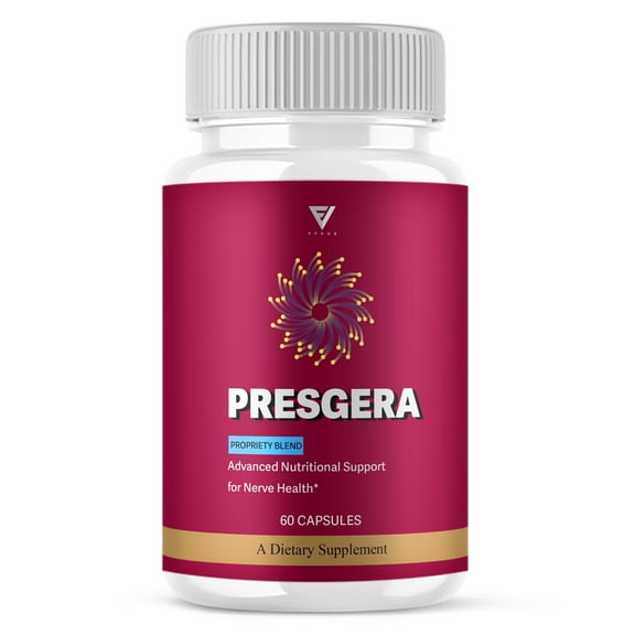 Presgera Advanced Nootropic Formula Capsules, Presgera Maximum Strength Mind Health Support Pills (60 Capsules)