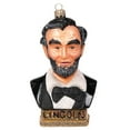thumbnail image 1 of President Abraham Lincoln Bust Polish Glass Christmas Ornament Tree Decoration, 1 of 2