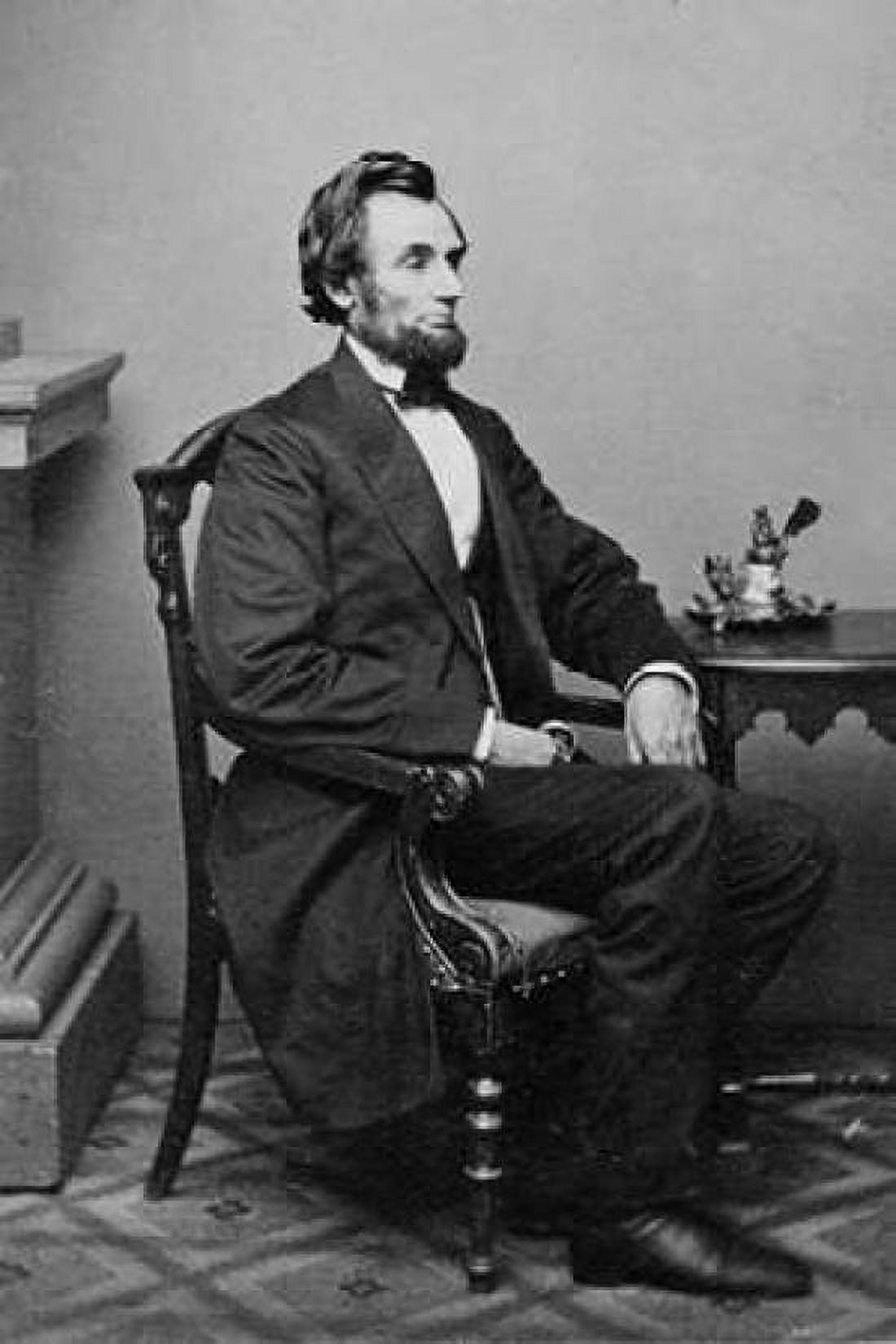 President Abraham Lincoln Washington DC 1865 Canvas Art - Mathew B Brady (12 x 18)