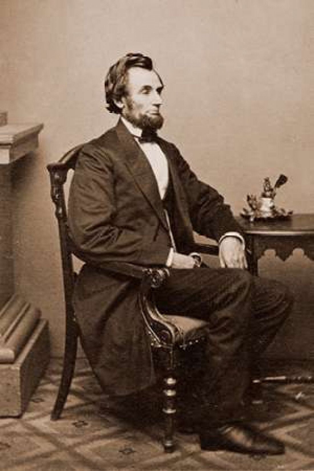 President Abraham Lincoln Washington DC 1865 Canvas Art - Mathew B Brady (12 x 18)