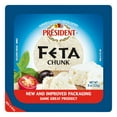 thumbnail image 1 of President All-Natural Feta Cheese Block, 8 oz (Refrigerated), 1 of 11