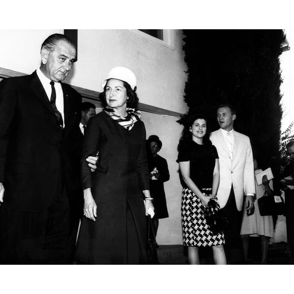 President And Mrs Johnson Johnson History (24 x 18)