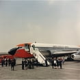thumbnail image 1 of President And Mrs. Kennedy About To Leave Air Force One In Mexico City. Jan. 29 History (24 x 18), 1 of 2