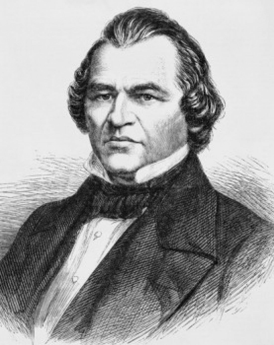 President Andrew Johnson Artist Unknown Canvas Art - (18 x 24)