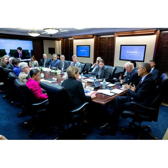 President Barack Obama Convenes A Meeting On The Zika Virus History (36 x 24)